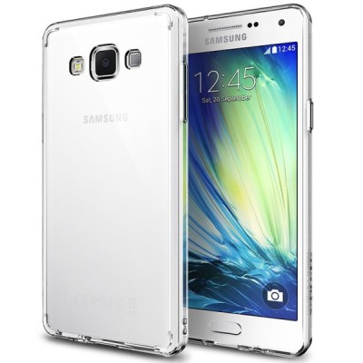 Samsung Galaxy A7 plastmasas dzidrs (caurspīdīgs) apvalks / Vacins.lv