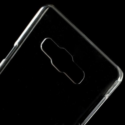 Samsung Galaxy A7 plastmasas dzidrs (caurspīdīgs) apvalks / Vacins.lv