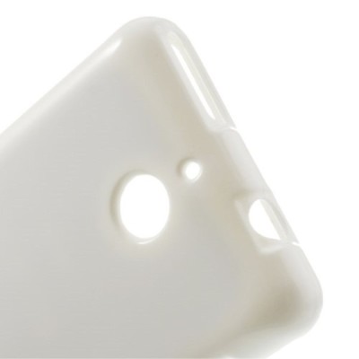 Sony Xperia E1 Mercury balts cieta silikona (TPU) apvalks / vacins.lv