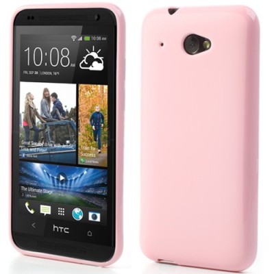 „Jelly Case“ HTC Desire 601 rožinis dėklas / Priedai.lt