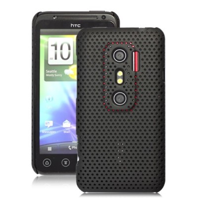 HTC Evo 3D tīkliņa formas melns apvalks / Vacins.lv