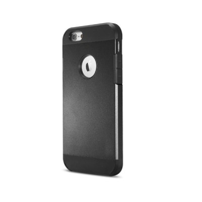 Pastiprinātas aizsardzības melns Apple iPhone 6 (6s) apvalks / Vacins.lv