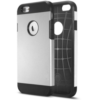 Pastiprinātas aizsardzības sudrabs Apple iPhone 6 (6s) apvalks / Vacins.lv