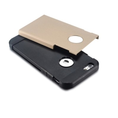 Pastiprinātas aizsardzības zelta Apple iPhone 6 (6s) apvalks / Vacins.lv