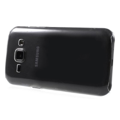 Samsung Galaxy J1 plastikinis skaidrus (permatomas) dėklas - nugarėlė / Priedai.lt