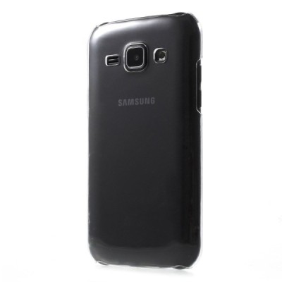 Samsung Galaxy J1 plastikinis skaidrus (permatomas) dėklas - nugarėlė / Priedai.lt