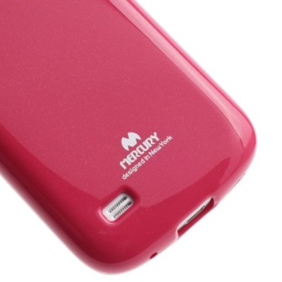 Samsung Galaxy S4 mini Mercury tumši rozs cieta silikona (TPU) apvalks / vacins.lv