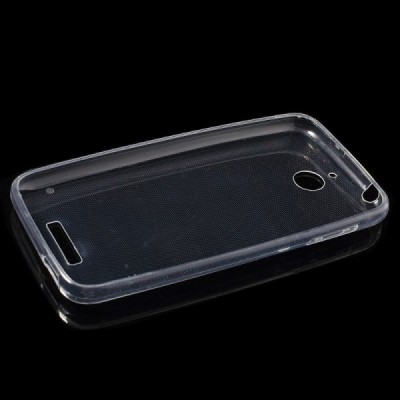 HTC Desire 510 dzidrs (caurspīdīgs) cieta silikona TPU pasaulē planākais apvalks / Vacins.lv