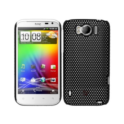 Tinklelio formos HTC Sensation XL juodas dėklas / Priedai.lt