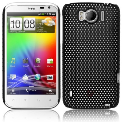 HTC Sensation XL tīkliņa formas melns apvalks / Vacins.lv