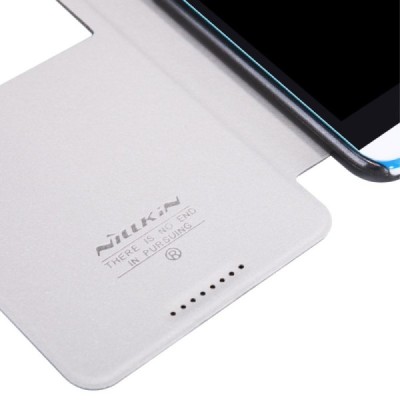HTC Desire 820 „Nillkin“ Fresh atvēramais melns maciņš / Vacins.lv