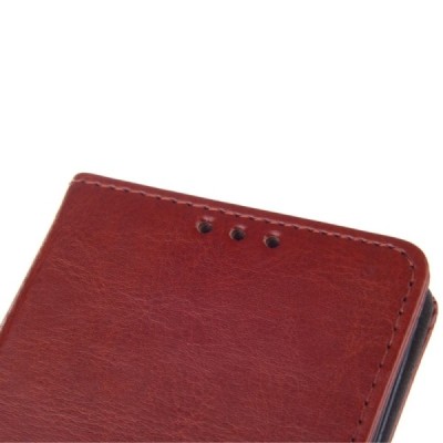 LG G4 (H815) atvēramais ādas brūns maciņš (maks) / Vacins.lv