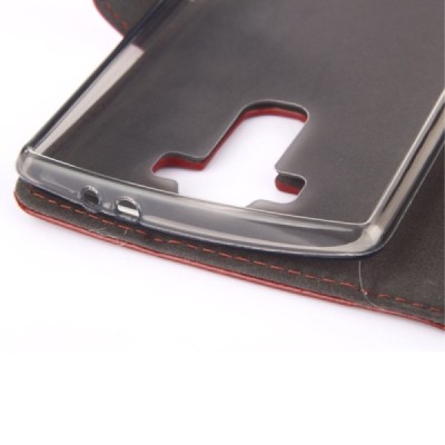 LG G4 (H815) atvēramais ādas brūns maciņš (maks) / Vacins.lv