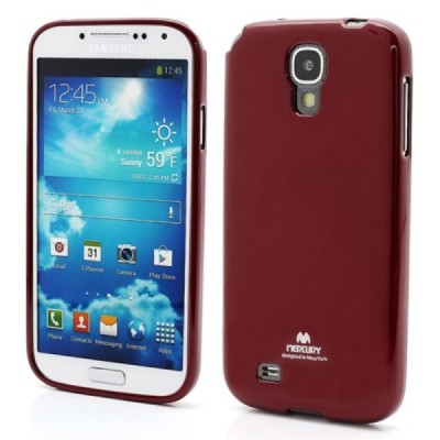 Samsung Galaxy S4 Mercury sarkans cieta silikona (TPU) apvalks / vacins.lv
