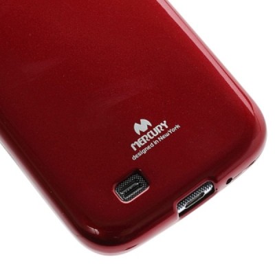 Samsung Galaxy S4 Mercury sarkans cieta silikona (TPU) apvalks / vacins.lv