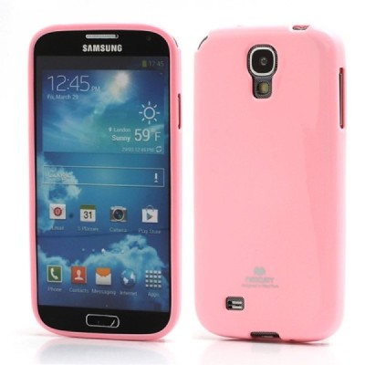Samsung Galaxy S4 Mercury gaiši rozs cieta silikona (TPU) apvalks / vacins.lv
