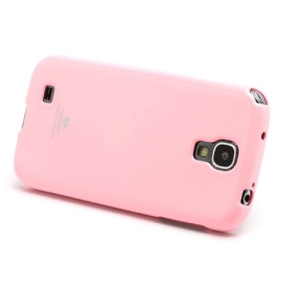 Samsung Galaxy S4 Mercury gaiši rozs cieta silikona (TPU) apvalks / vacins.lv