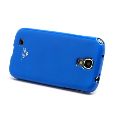 Samsung Galaxy S4 Mercury tumši zils cieta silikona (TPU) apvalks / vacins.lv