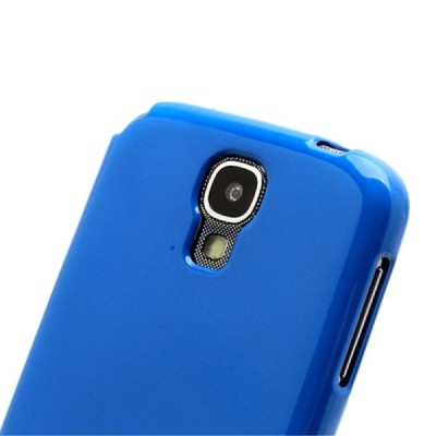 Samsung Galaxy S4 Mercury tumši zils cieta silikona (TPU) apvalks / vacins.lv