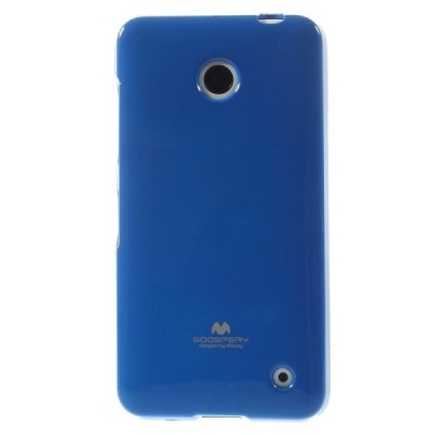 Nokia Lumia 630 (635) mėlynas Mercury kieto silikono (TPU) dėklas / Priedai.lt