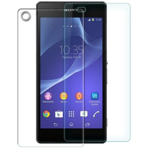 „Nillkin“ 9H Tempered Glass ekrāna aizsargstikls 0.33 mm + aizsargplēve aizmugurējām vāciņam (Xperia Z2)