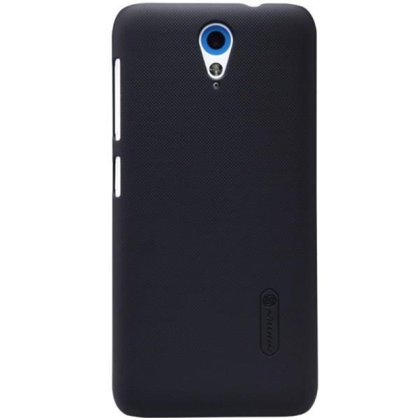 „Nillkin“ Frosted Shield dėklas - juodas + apsauginė ekrano plėvelė (Desire 620)
