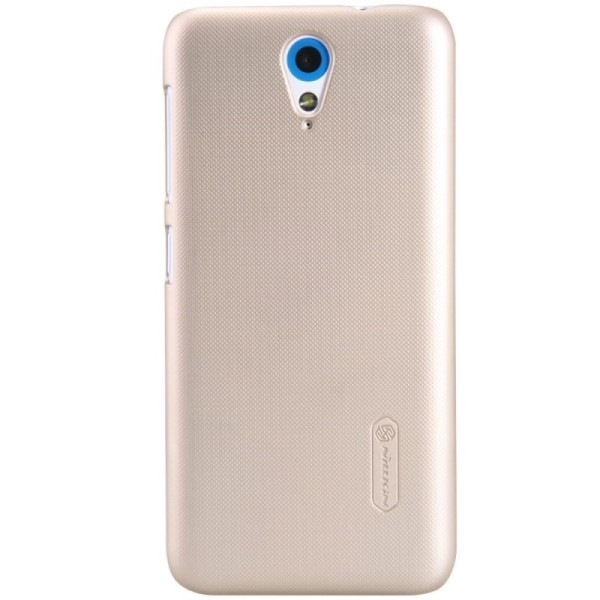 „Nillkin“ Frosted Shield dėklas - auksinis + apsauginė ekrano plėvelė (Desire 620)
