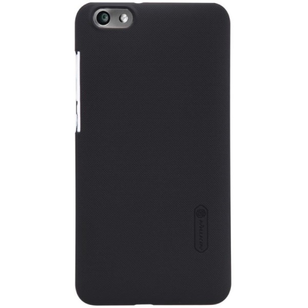 „Nillkin“ Frosted Shield dėklas - juodas + apsauginė ekrano plėvelė (Honor 4X)