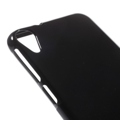 HTC Desire 820 Mercury melns cieta silikona (TPU) apvalks / vacins.lv