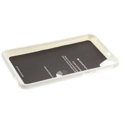 HTC Desire 820 baltas Mercury kieto silikono (TPU) dėklas / Priedai.lt