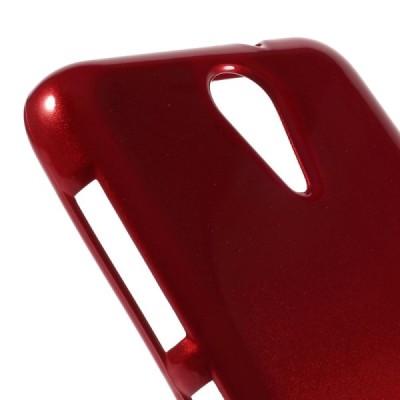 HTC Desire 620 Mercury sarkans cieta silikona (TPU) apvalks / vacins.lv