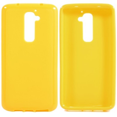 „Jelly Case“ geltonas LG G2 dėklas (dėkliukas) / Priedai.lt