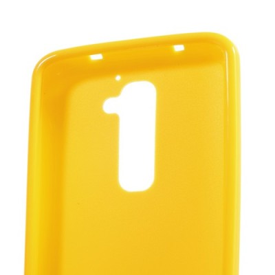 „Jelly Case“ geltonas LG G2 dėklas (dėkliukas) / Priedai.lt
