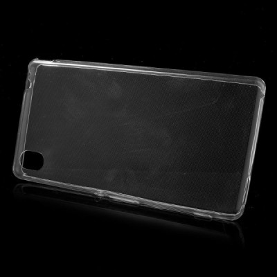 Sony Xperia M4 Aqua dzidrs (caurspīdīgs) cieta silikona TPU pasaulē planākais apvalks / Vacins.lv