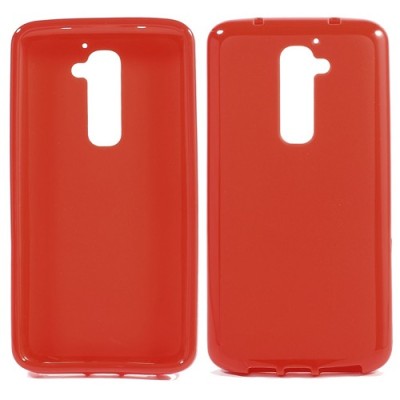 „Jelly Case“ raudonas LG G2 dėklas (dėkliukas) / Priedai.lt