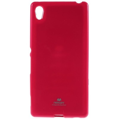 Sony Xperia Z3+ Pluss Mercury tumši rozs cieta silikona (TPU) apvalks / vacins.lv