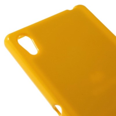 Sony Xperia Z3+ Pluss Mercury dzeltens cieta silikona (TPU) apvalks / vacins.lv