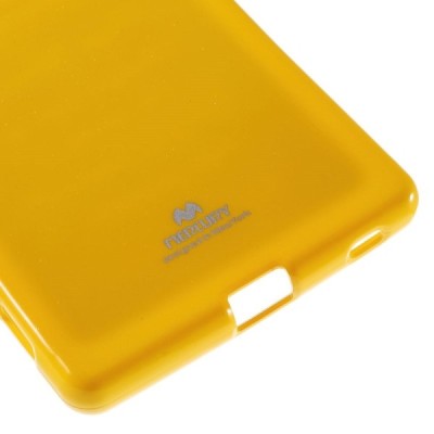 Sony Xperia Z3+ Pluss Mercury dzeltens cieta silikona (TPU) apvalks / vacins.lv