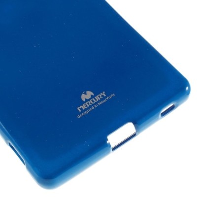Sony Xperia Z3+ Pluss Mercury tumši zils cieta silikona (TPU) apvalks / vacins.lv