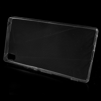 Sony Xperia Z3+ Pluss dzidrs (caurspīdīgs) cieta silikona TPU pasaulē planākais apvalks / Vacins.lv