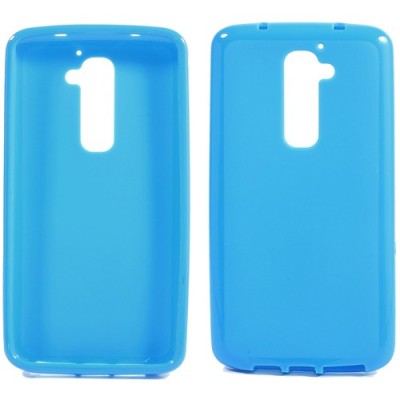 LG G2 Jelly Case zils cieta silikona (TPU) futrālis / Vacins.lv