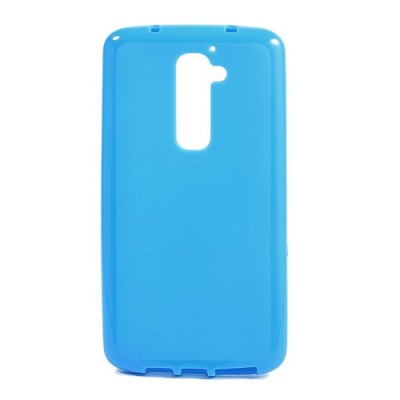 LG G2 Jelly Case zils cieta silikona (TPU) futrālis / Vacins.lv