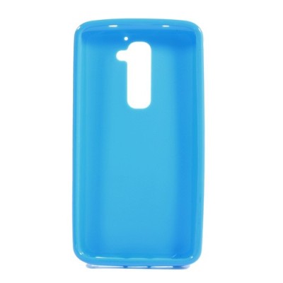 LG G2 Jelly Case zils cieta silikona (TPU) futrālis / Vacins.lv