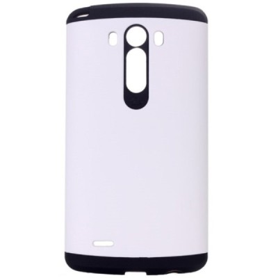 Pastiprinātas aizsardzības balts LG G3 D855 (D850, D851) apvalks / Vacins.lv