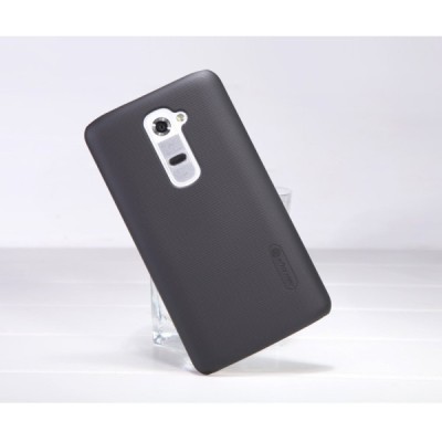 „Nillkin“ Super Frosted juodas LG G2 dėklas (dėkliukas) / Priedai.lt