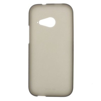 HTC One mini 2 (M8 mini) matēts cieta silikona (TPU) pelēks apvalks / Vacins.lv