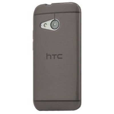 HTC One mini 2 (M8 mini) matēts cieta silikona (TPU) pelēks apvalks / Vacins.lv