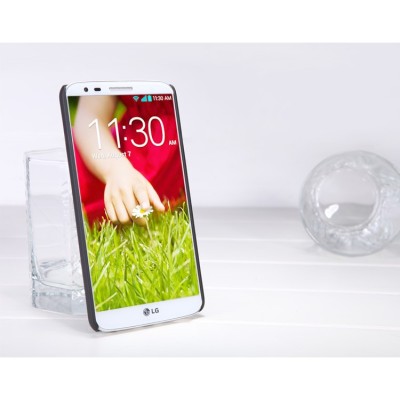 „Nillkin“ Super Frosted juodas LG G2 dėklas (dėkliukas) / Priedai.lt