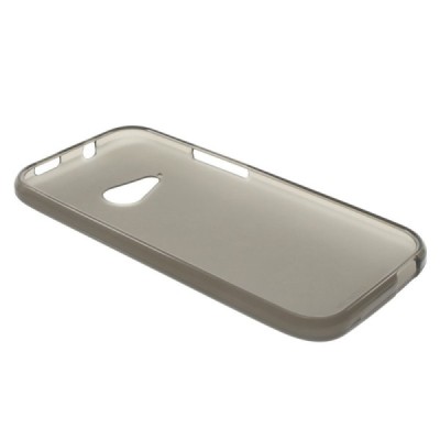 HTC One mini 2 (M8 mini) matēts cieta silikona (TPU) pelēks apvalks / Vacins.lv