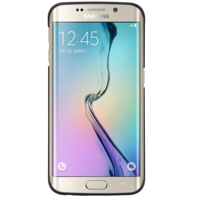 Samsung Galaxy S6 Edge (G925) Nillkin Frosted Shield melns plastmasas apvalks / vacins.lv